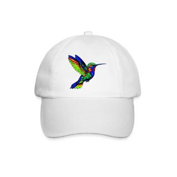 Kolibri - Baseballkappe - Weiß/Weiß - Vorne