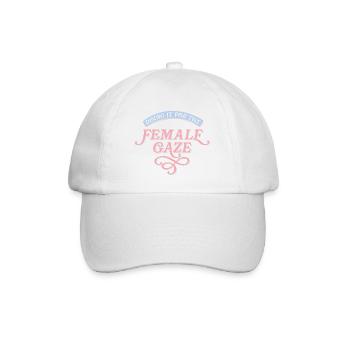 For the Female Gaze - Baseballkappe - Weiß/Weiß - Vorne