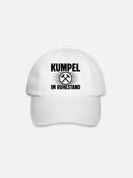 Kumpel Ruhestand - Baseballkappe - Weiß/Weiß