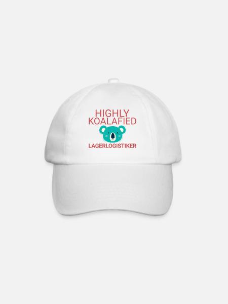 Lagerlogistiker Koalafied - Baseballkappe - Weiß/Weiß