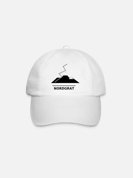 NORDGRAT - Baseballkappe - Weiß/Weiß