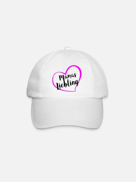 mamas_liebling - Baseballkappe - Weiß/Weiß