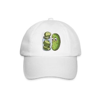 Lustige Geschenkidee für Frau, die gerne kocht - Baseballkappe - Weiß/Weiß - Vorne