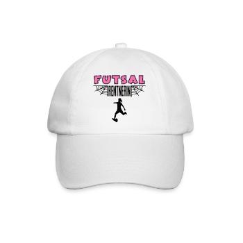Futsal Rentnerin Futsalerin Rente Ruhestand - Baseballkappe - Weiß/Weiß - Vorne