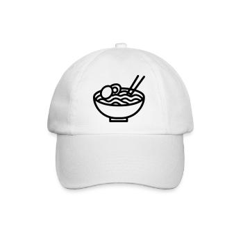Ramen - Baseballkappe - Weiß/Weiß - Vorne
