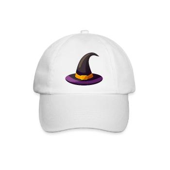 Hexenhut - Baseballkappe - Weiß/Weiß - Vorne
