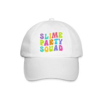 Schleimig Schleim Slime - Baseballkappe - Weiß/Weiß - Vorne