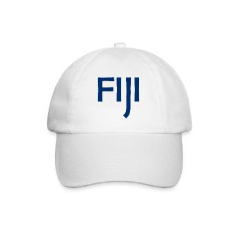 Fiji - Fidschi - Inseln - Pazifik - Südsee - Baseballkappe - Weiß/Weiß - Vorne
