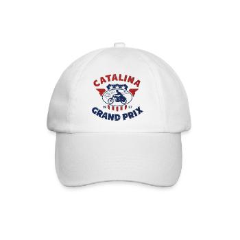 Catalina Grand Prix Vintage Moto 1957 - Baseballkappe - Weiß/Weiß - Vorne
