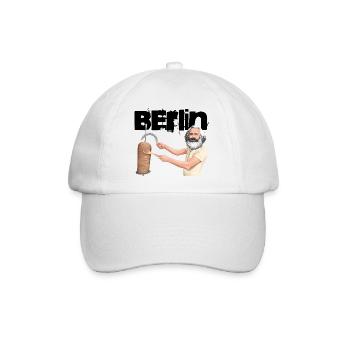 Berlin Döner Marx - Baseballkappe - Weiß/Weiß - Vorne