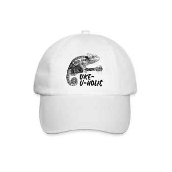 Chamäleon Uke-u-holic - Baseballkappe - Weiß/Weiß - Vorne