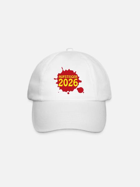 Aufsteiger 2026 Aufstieg - Baseballkappe - Weiß/Weiß