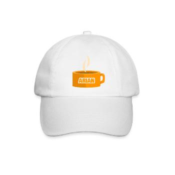 Arian - Baseballkappe - Weiß/Weiß - Vorne