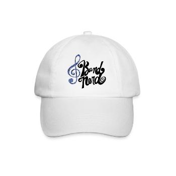 Mosaik-Indigo-Trippel-Clef - Baseballkappe - Weiß/Weiß - Vorne