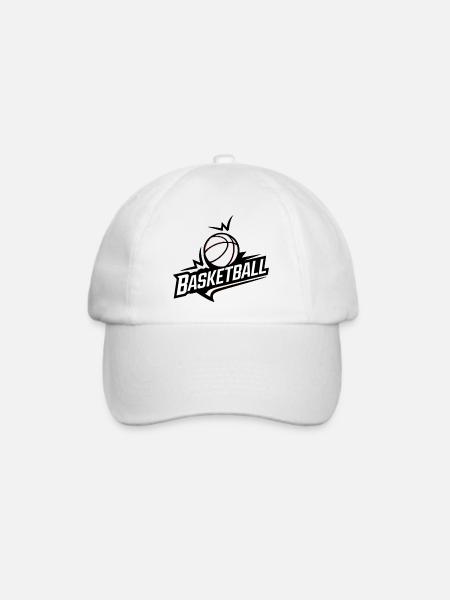 Ich kann nicht, ich habe Backetball - Baseballkappe - Weiß/Weiß