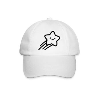 Sternschnuppe - Baseballkappe - Weiß/Weiß - Vorne