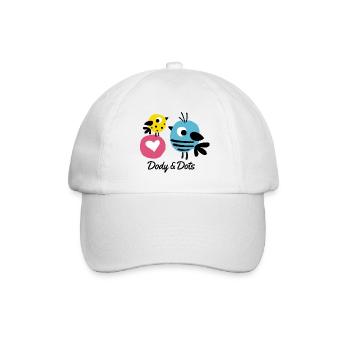 Dody und Dots- Mycolourdots - Baseballkappe - Weiß/Weiß - Vorne