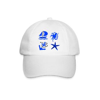 Maritim - Baseballkappe - Weiß/Weiß - Vorne