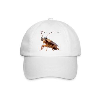 Kakerlake Küchenschabe Insekten Schabe Kakerlaken - Baseballkappe - Weiß/Weiß - Vorne