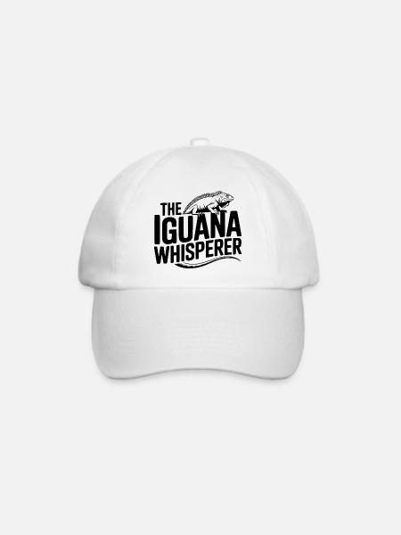 Der Leguan-Flüsterer - Baseballkappe - Weiß/Weiß