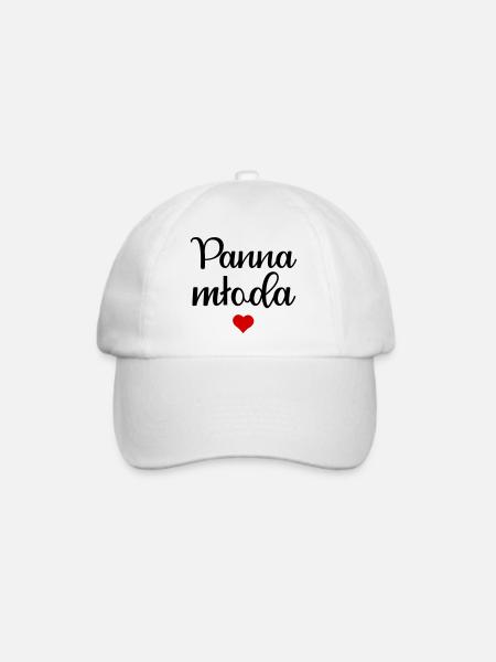 Polnische Braut - Baseballkappe - Weiß/Weiß
