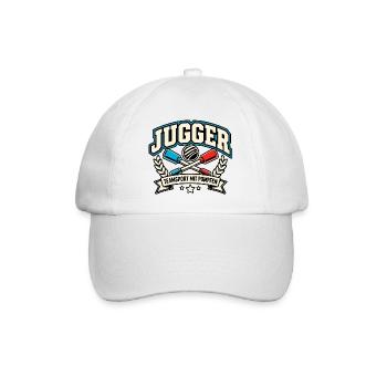 Jugger Teamsport mit Pompfen - Baseballkappe - Weiß/Weiß - Vorne