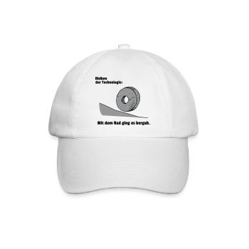 Risiko Technologie - Baseballkappe - Weiß/Weiß - Vorne