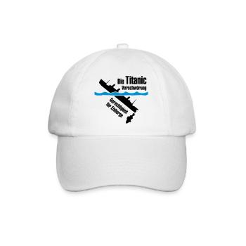 Titanic - Baseballkappe - Weiß/Weiß - Vorne