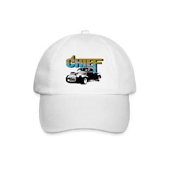 Muscle Car Pick Up - Baseballkappe - Weiß/Weiß - Vorne