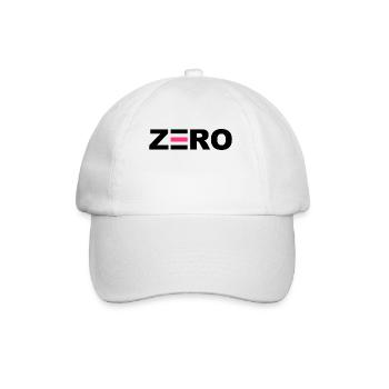 Zero - Baseballkappe - Weiß/Weiß - Vorne