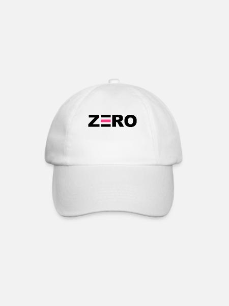 Zero - Baseballkappe - Weiß/Weiß