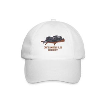 Gorilla Lustige Tiere - Baseballkappe - Weiß/Weiß - Vorne