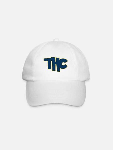 THC - Baseballkappe - Weiß/Weiß