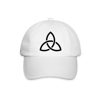 Celtic Knot - Baseballkappe - Weiß/Weiß - Vorne