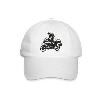 Moto Sport - Baseballkappe - Weiß/Weiß - Vorne