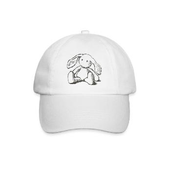 einsam - Baseballkappe - Weiß/Weiß - Vorne