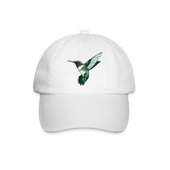 Kolibri - Baseballkappe - Weiß/Weiß - Vorne