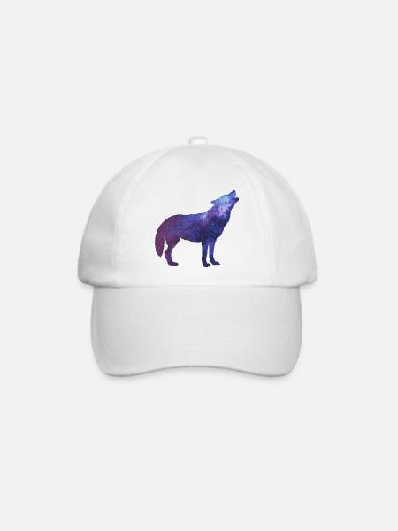 Starwolf Heulen - Baseballkappe - Weiß/Weiß
