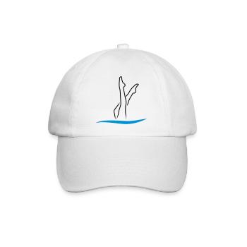 Synchronschwimmen - Baseballkappe - Weiß/Weiß - Vorne