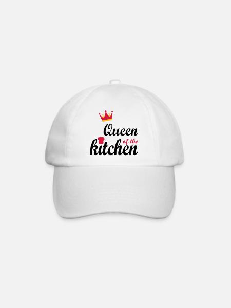 kochen - Baseballkappe - Weiß/Weiß