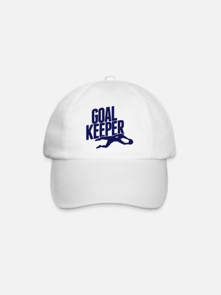 goalkeeper - Baseballkappe - Weiß/Weiß