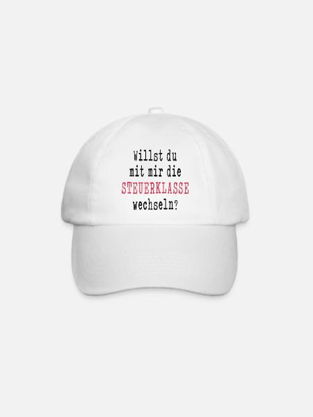 Heiratsantrag Verlobung Antrag Hochzeit Freundin - Baseballkappe - Weiß/Weiß
