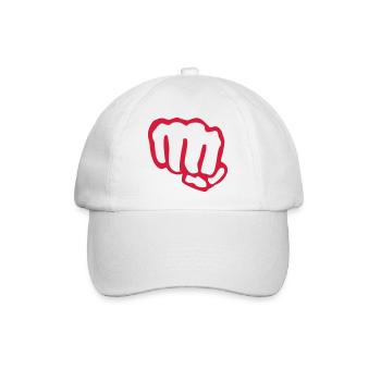 faust - Baseballkappe - Weiß/Weiß - Vorne