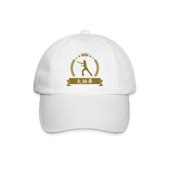 Taijiquan / Tai-Chi Chuan / Tai Chi / Tai-Chi - Baseballkappe - Weiß/Weiß - Vorne