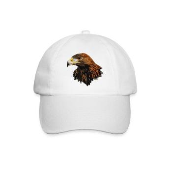 Steinadler - Baseballkappe - Weiß/Weiß - Vorne
