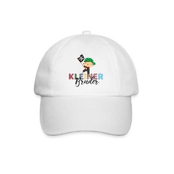 Kleiner Bruder Piraten - Baseballkappe - Weiß/Weiß - Vorne
