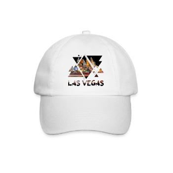 Las Vegas Nevada USA Amerika Casino - Baseballkappe - Weiß/Weiß - Vorne