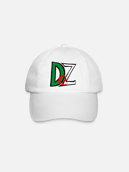 Dz Algerien - Baseballkappe - Weiß/Weiß
