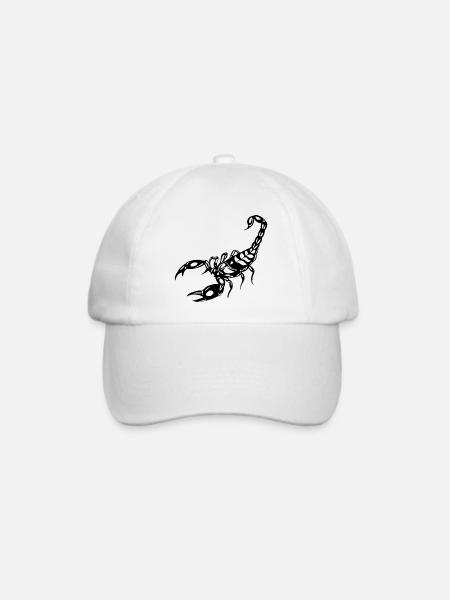 SKORPION - Baseballkappe - Weiß/Weiß