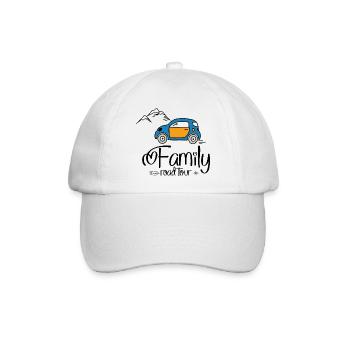Familien Ausflug - Baseballkappe - Weiß/Weiß - Vorne